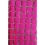 Square Sequins Lame 45 Inches - Fuchsia