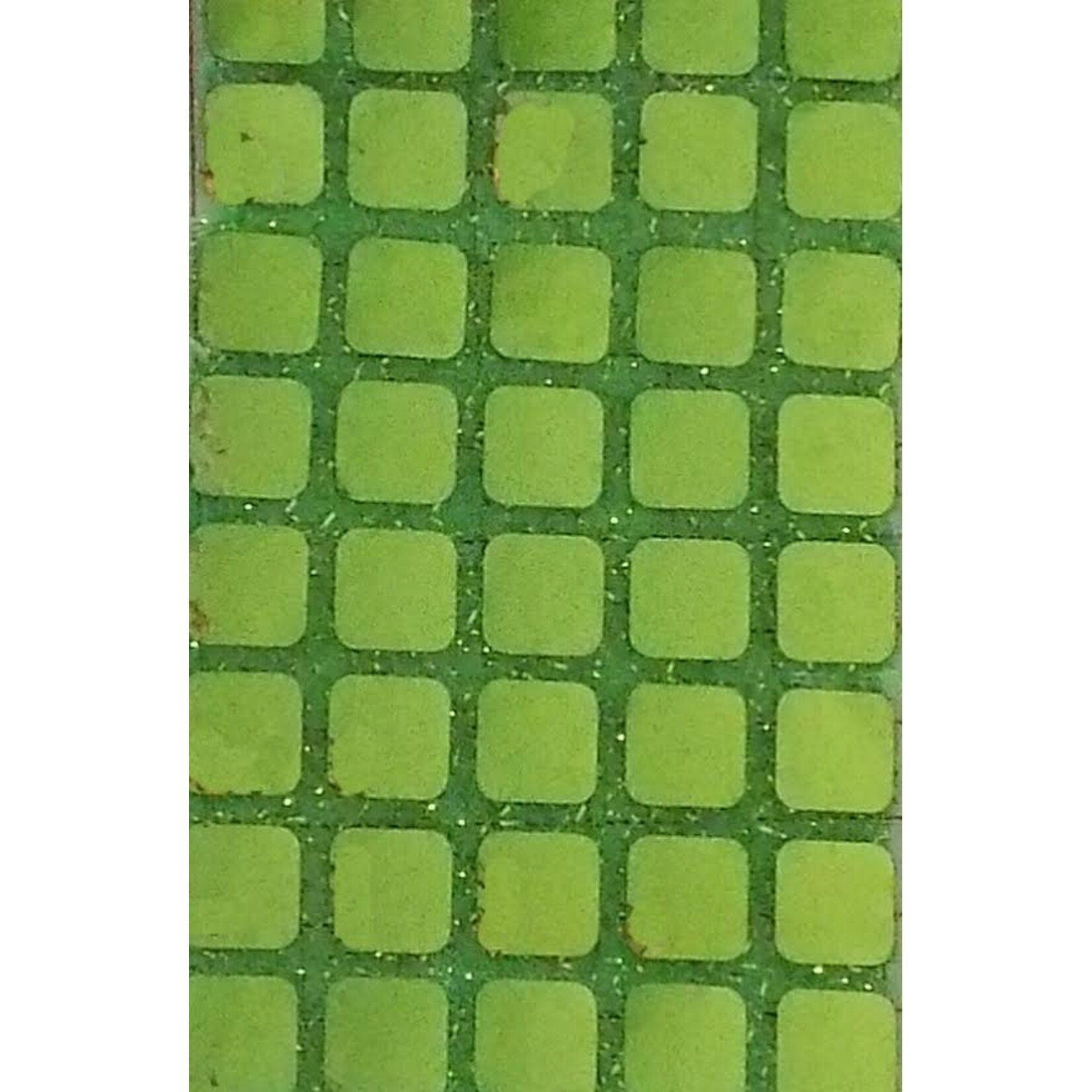 Square Sequins Lame 45 Inches - Lime Green