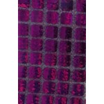 Square Sequins Lame 45 Inches - Purple