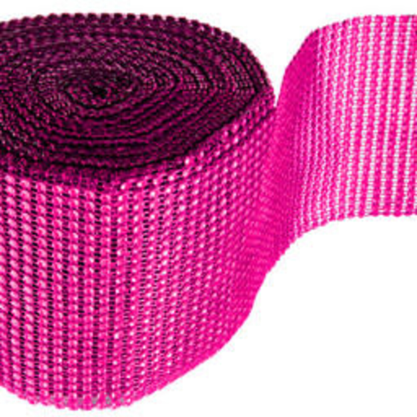 Plastic Diamante Mesh Trimming (10YD)