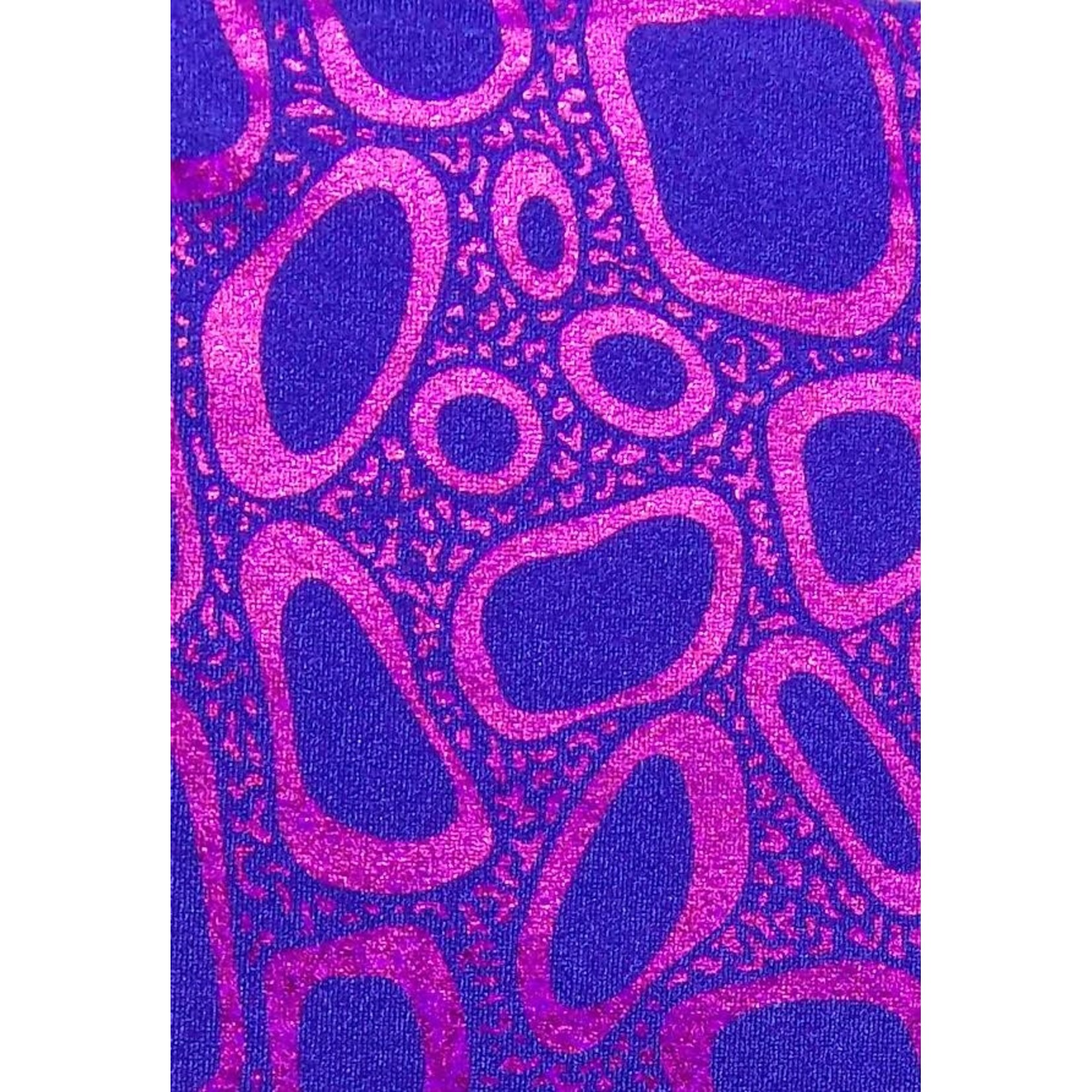 Spandex Cobblestone - Bright Purple & Magenta