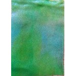 Spandex Holographic Ombre  Green Yellow