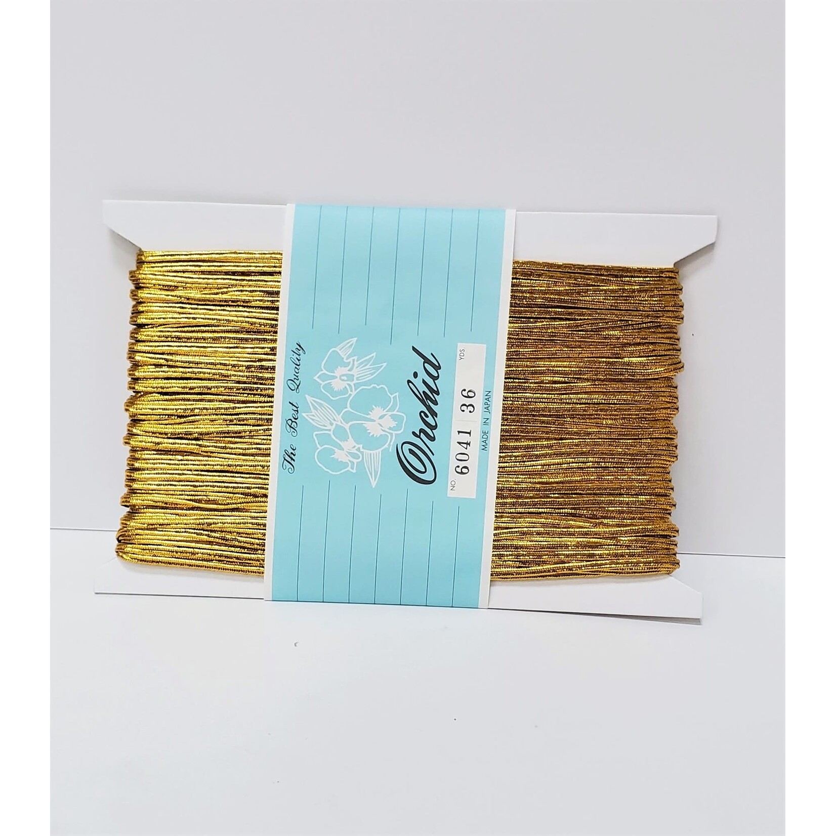 Metallic Cord Yarn Gold 36Yards