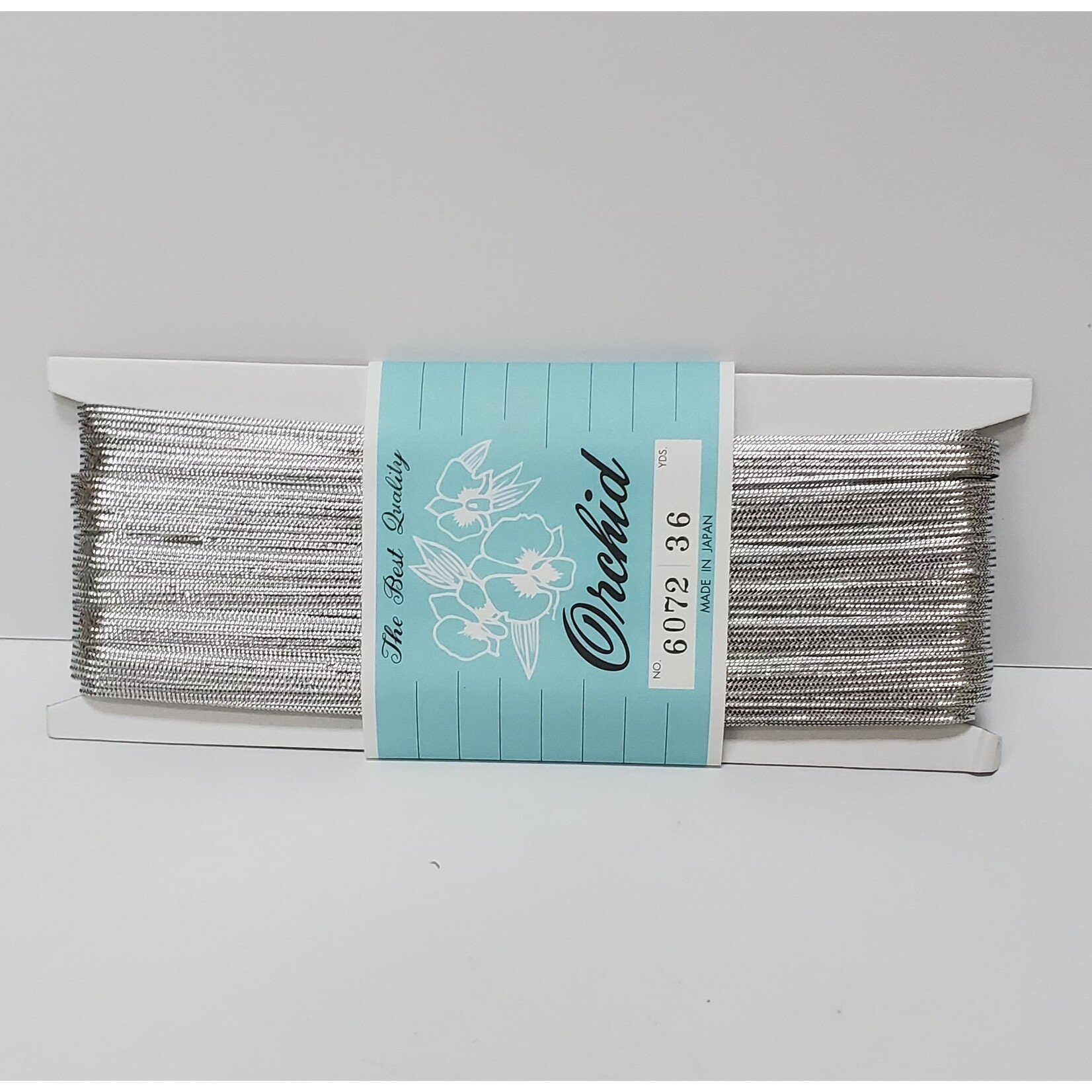 Metallic Cord Yarn Silver 36 Yards