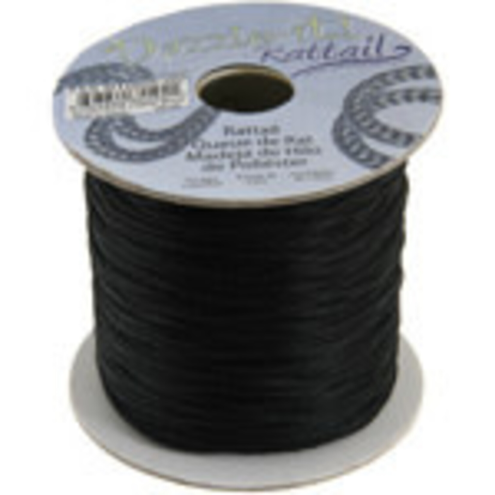 Rattail Cord 1.5mm (100 yards)  Black