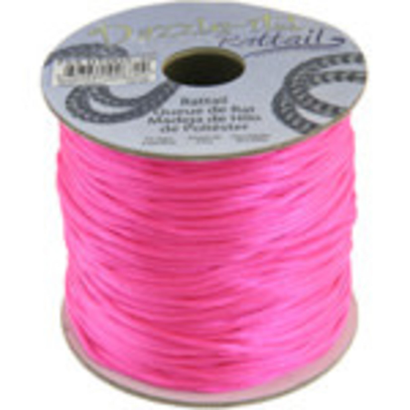 Rattail Cord 1.5mm (100 yards)  Hot Pink