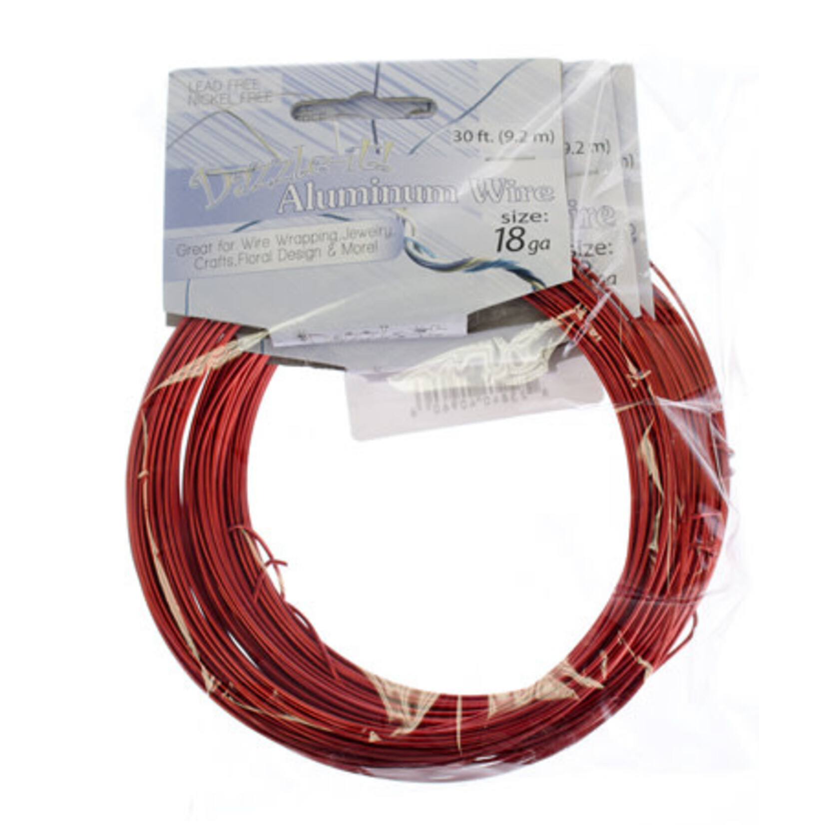 Aluminum Jewelry Wire 30 feet 18 Guage (1.2mm)
