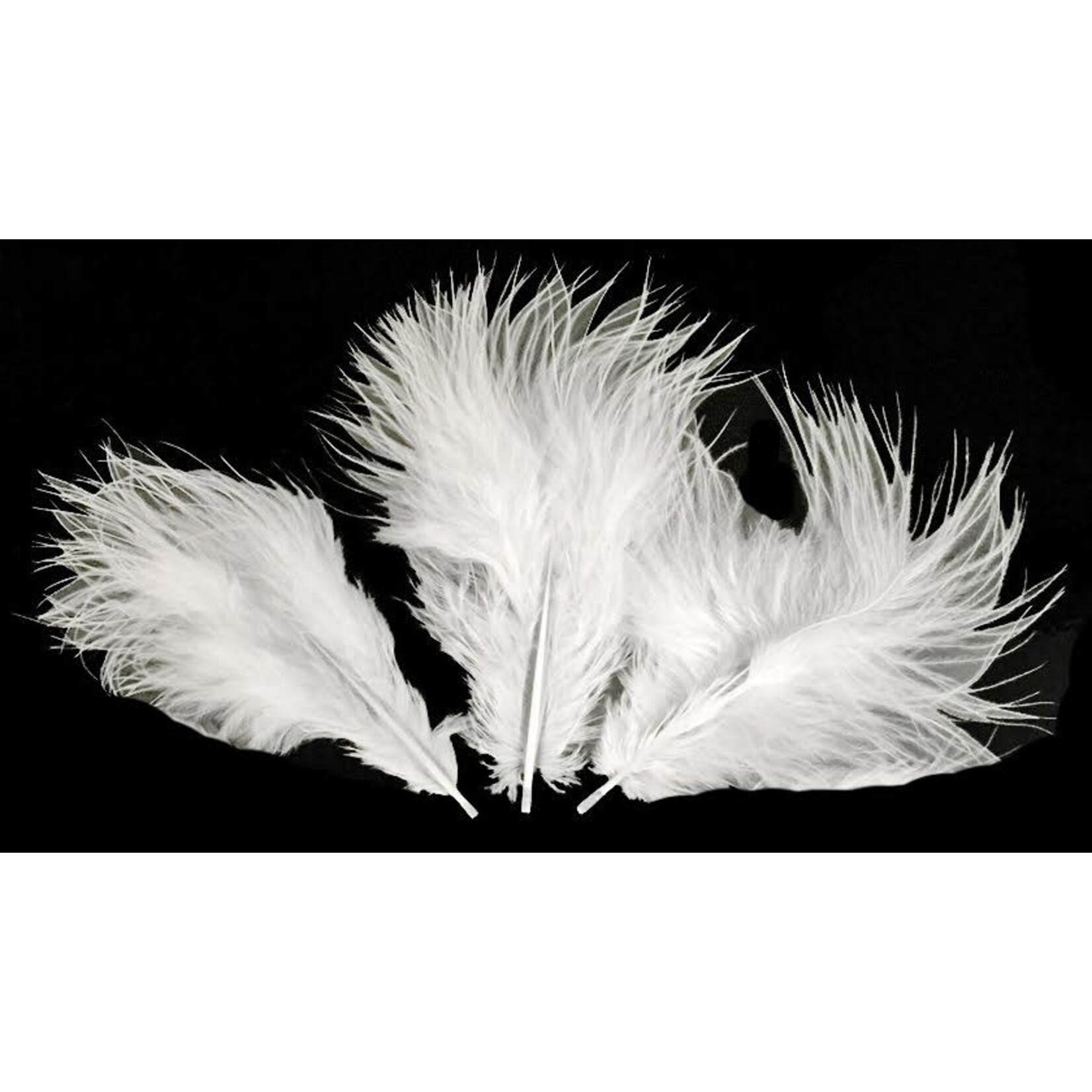 Marabou Fluff Feathers 4-7 Inch 0.25oz