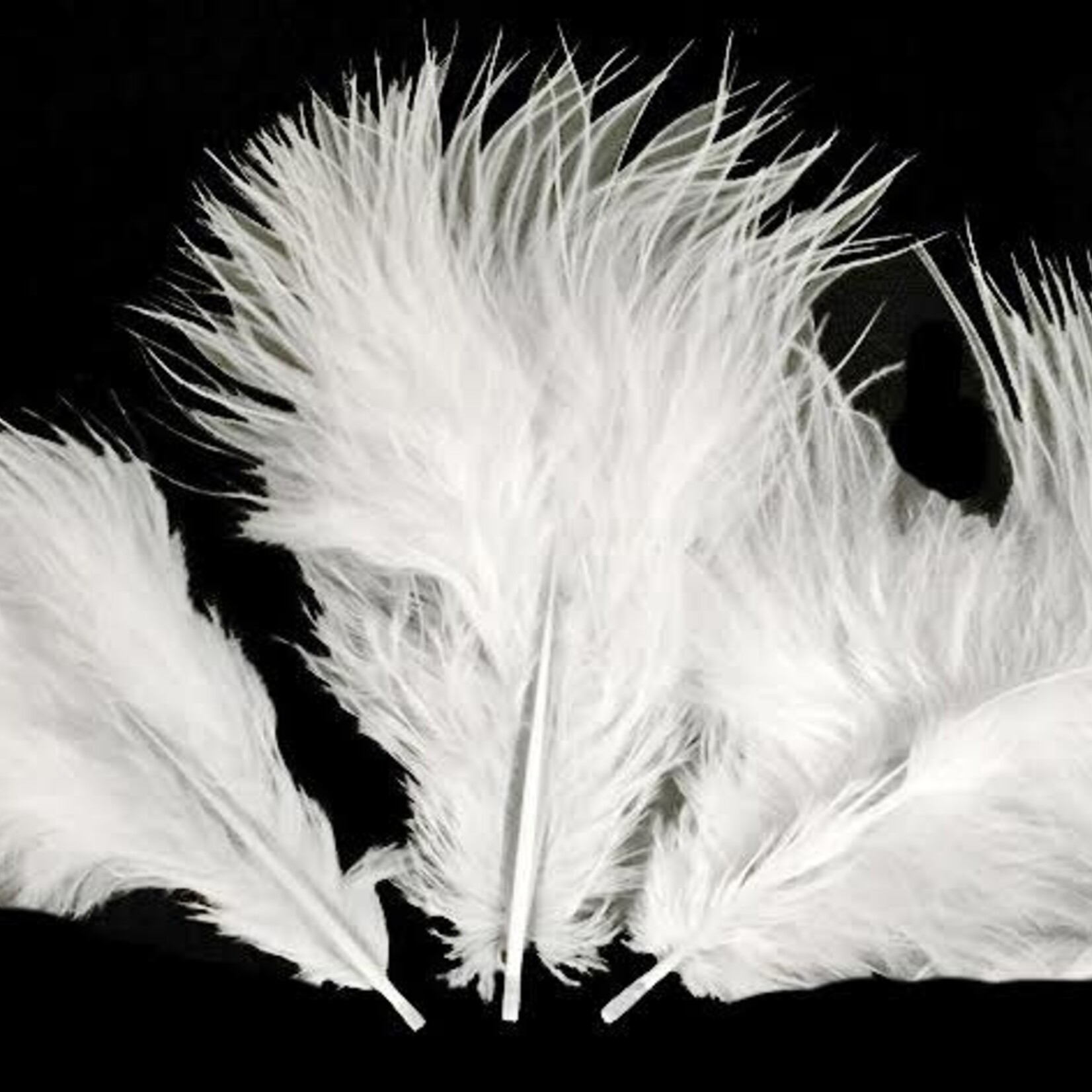 Marabou Fluff Feathers 4-7 Inch 0.5LB
