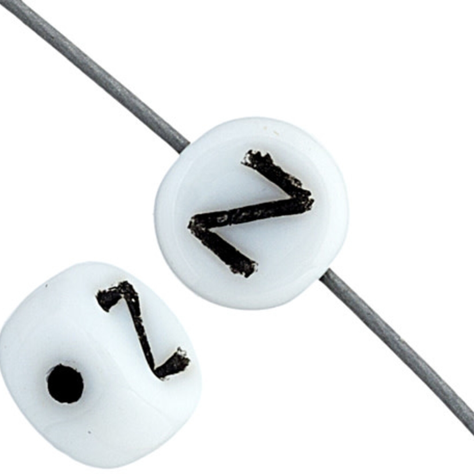 Glass Letter Beads 6mm (12pcs)