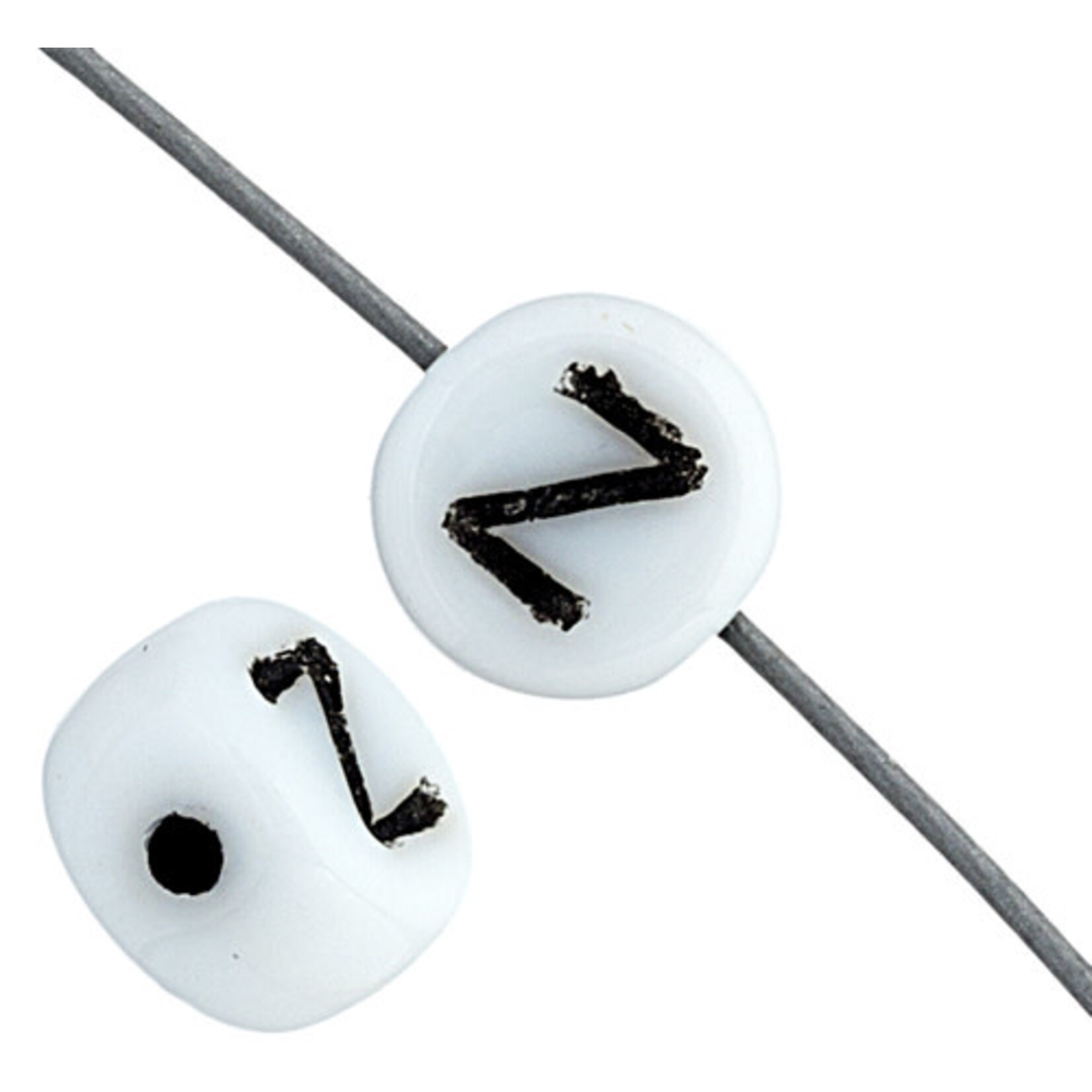 Glass Letter Beads 6mm (12pcs)