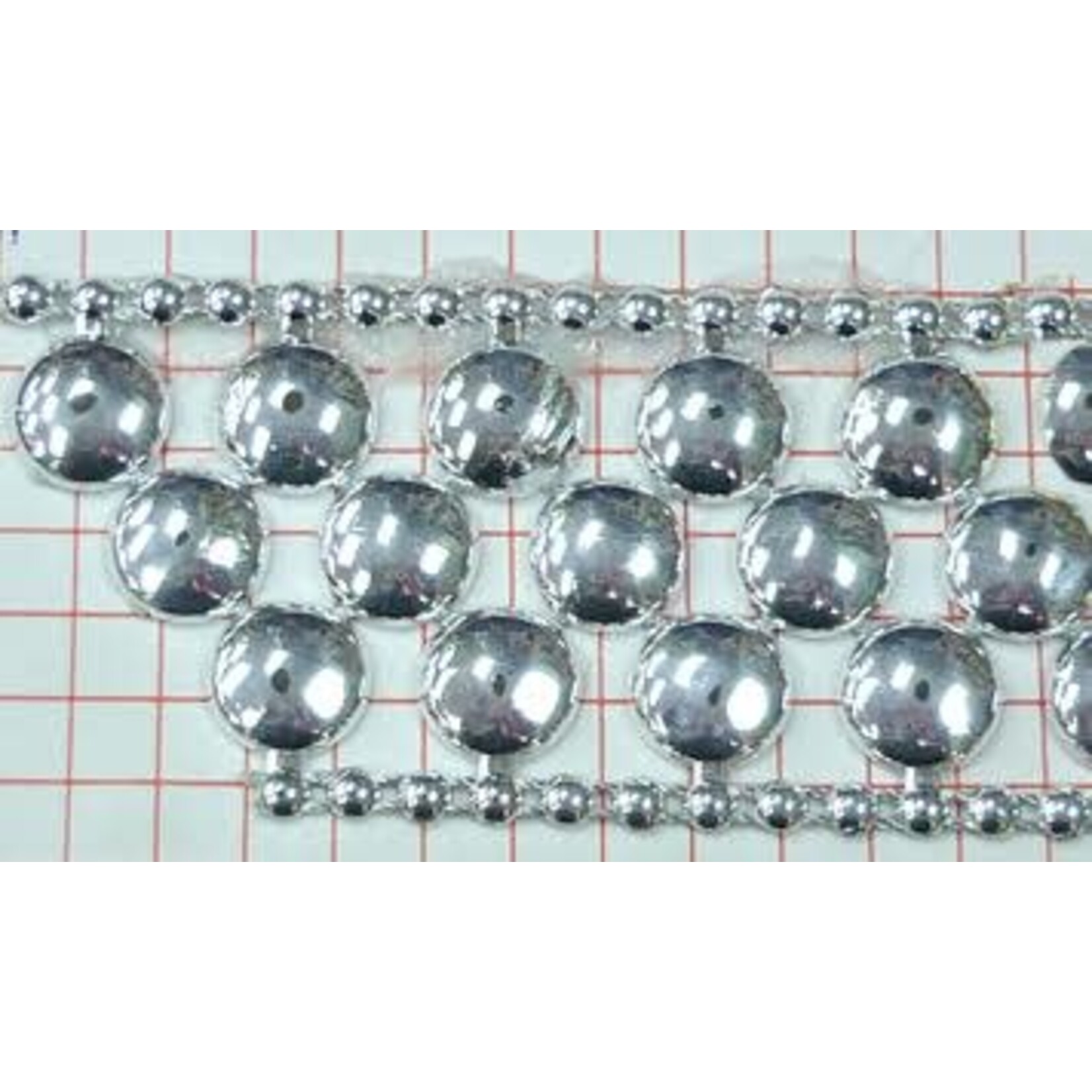 Plastic Trim Silver 10yards