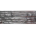 Mesh Trimming Square Black /Silver 10 yds