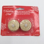 Glitter LED Tea Lite (2pcs)