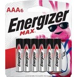 Energizer Battery 6's AAA