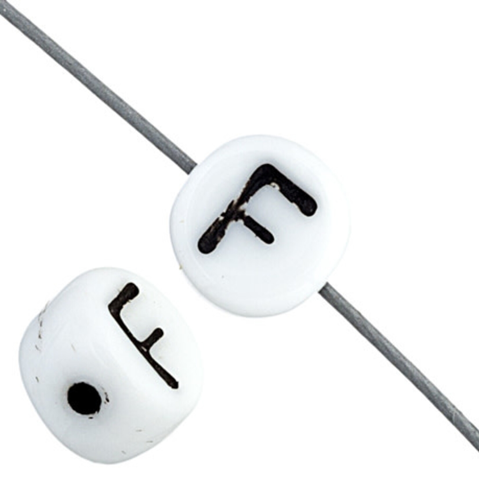 Glass Letter Beads 6mm (12pcs)