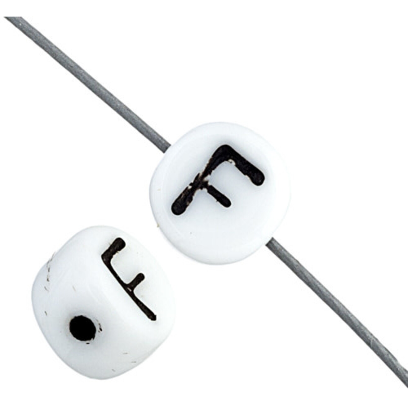 Glass Letter Beads 6mm (12pcs)