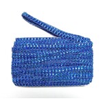 Fancy Lazer Straw Braid 36yards Turquoise