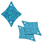 Lazer Sequin 29x36mm Diamond 100 grams