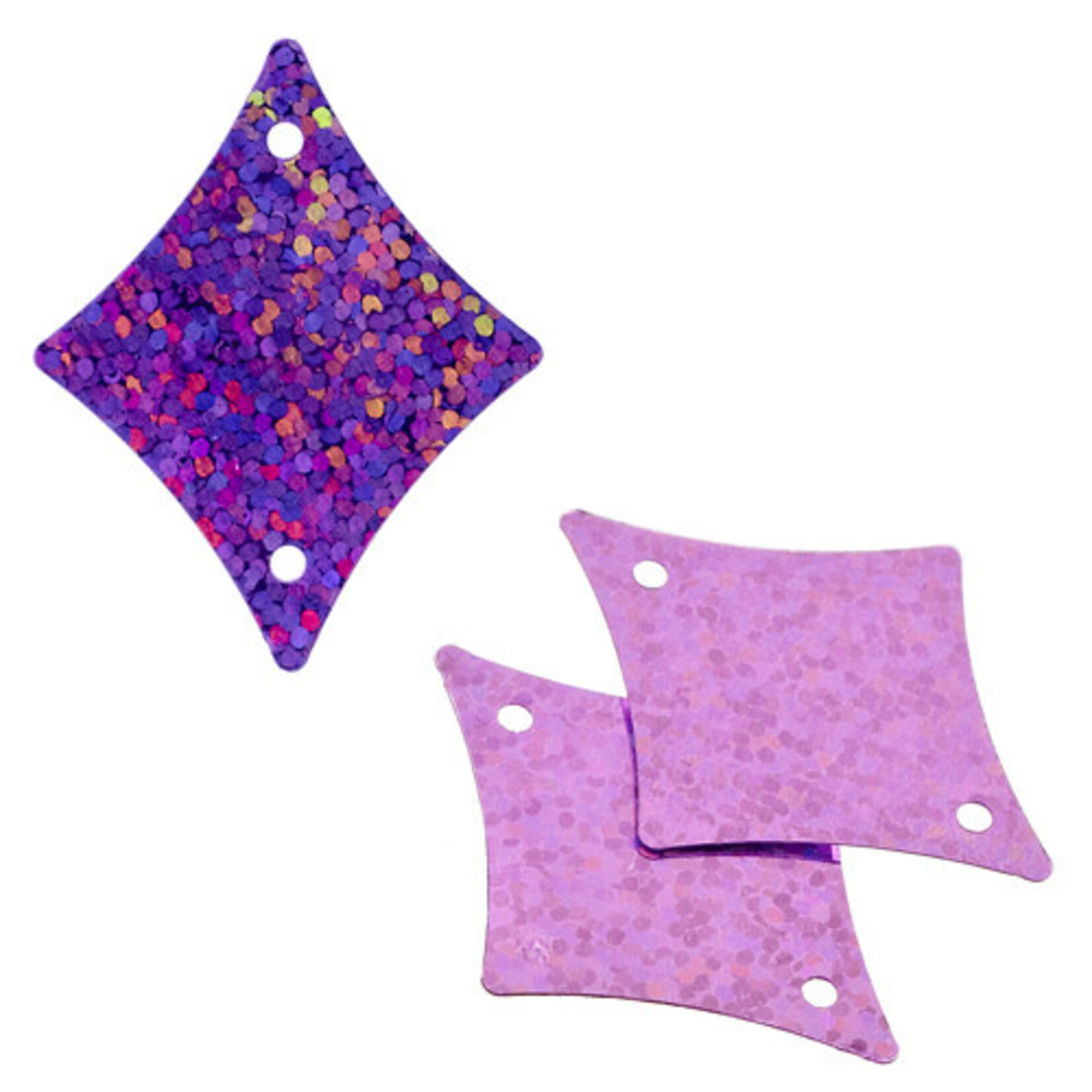 Lazer Sequin 29x36mm Diamond 100 grams