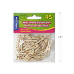 Mini Natural Clothes Pin 25mm (45/Pack)