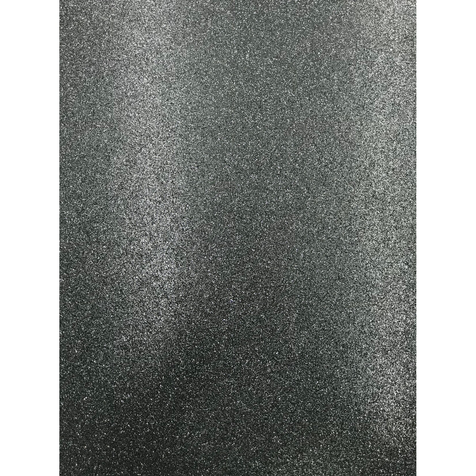 Glitter Card Stock 360 GSM 19 5/8 x 27 1/2 Inches Silver