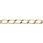 Aluminum Chain Hamilton Gold Link 11x4mm (10 meters)