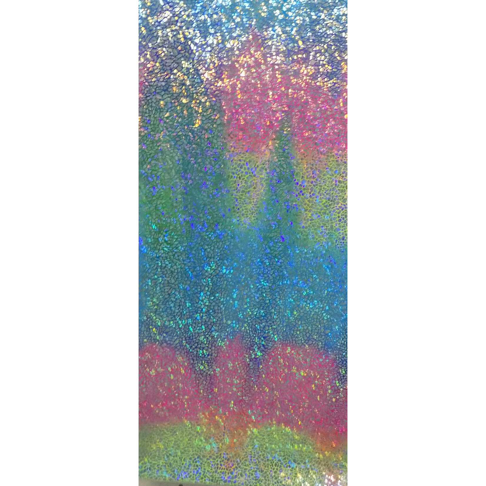 Spandex Holographic Shattered Glass Rainbow