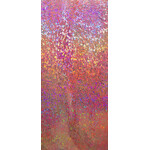 Spandex Holographic Shattered Glass  - Neon Orange and Pink