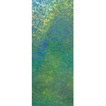 Spandex Holographic Shattered Glass  - Neon Lime and Turquoise