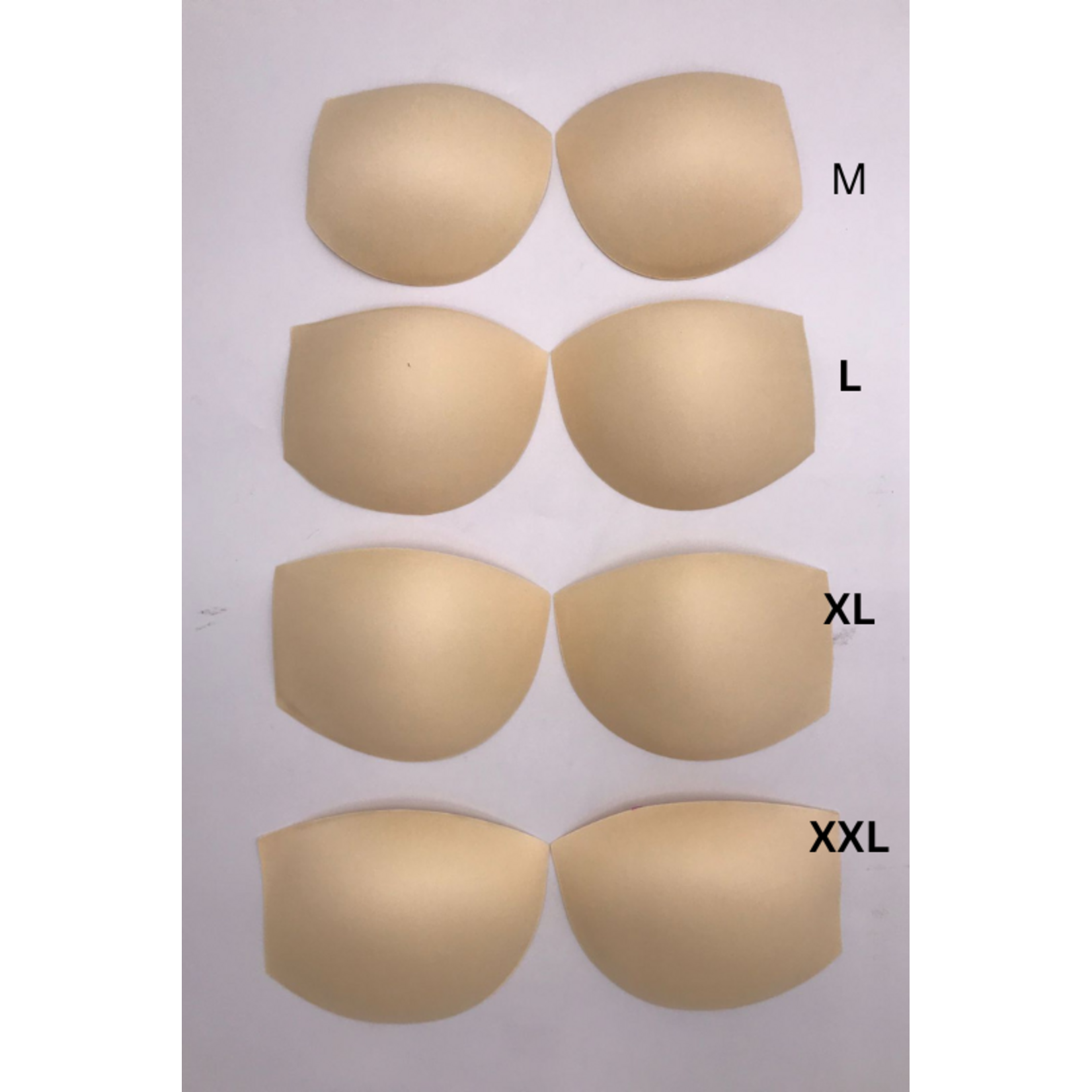 BRA CUP PUSH UP CUTSIDE (50 PAIRS/PACK) - SIZE MED