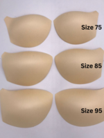 BRA CUP PUSH UP WITH TAIL (50 PAIRS/PACK) - SIZE 85