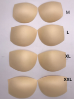 BRA CUP PUSH UP CUTSIDE (10 PAIRS/PACK) - SIZE MED