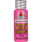 ACRYLIC PAINT A/B GLOW-IN-THE-DARK PINK 2 OZ.