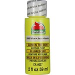 ACRYLIC PAINT A/B GLOW-IN-THE-DARK YELLOW 2 OZ.