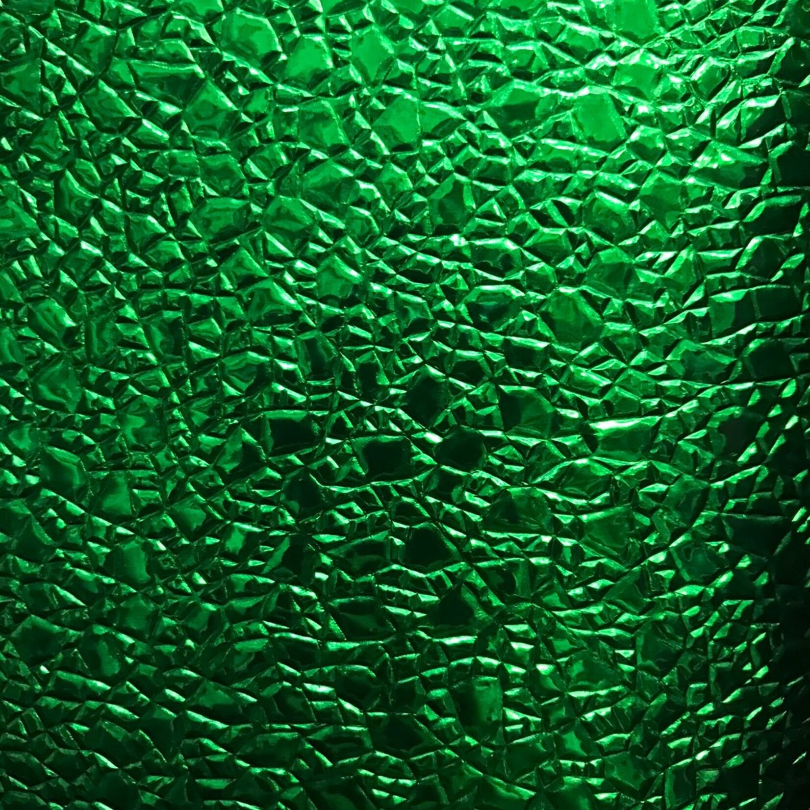 Cracked Ice (Foil) 48 - 50 Inches Kelly Green