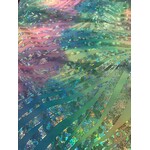 Spandex Tie Dye Hologram Rainbow