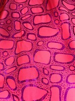 Spandex Cobblestone - Coral & Magenta
