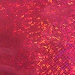 Spandex Holographic Cut Glass Red