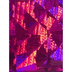 Tricot Lame 42 - 45 Inches Cut Glass Fuchsia