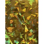 Tricot Lame 42 - 45 Inches Cut Glass Dark Gold