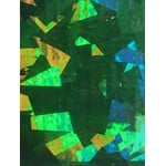 Tricot Lame 42 - 45 Inches Cut Glass Emerald Green