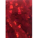 Tricot Lame 42 - 45 Inches Cut Glass Red