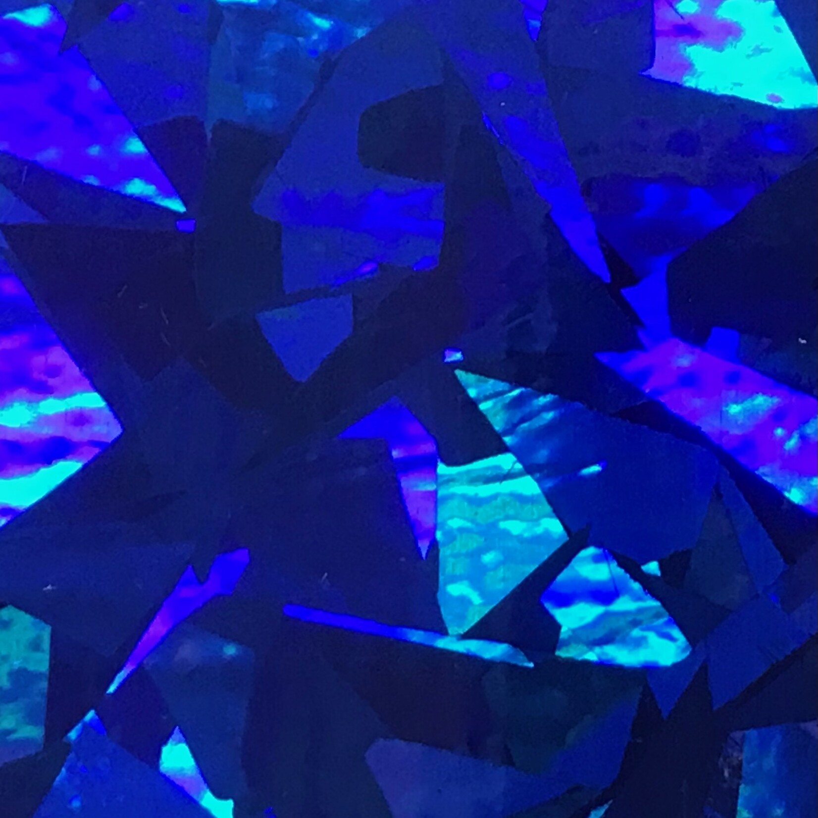 Tricot Lame 42 - 45 Inches Cut Glass Royal Blue