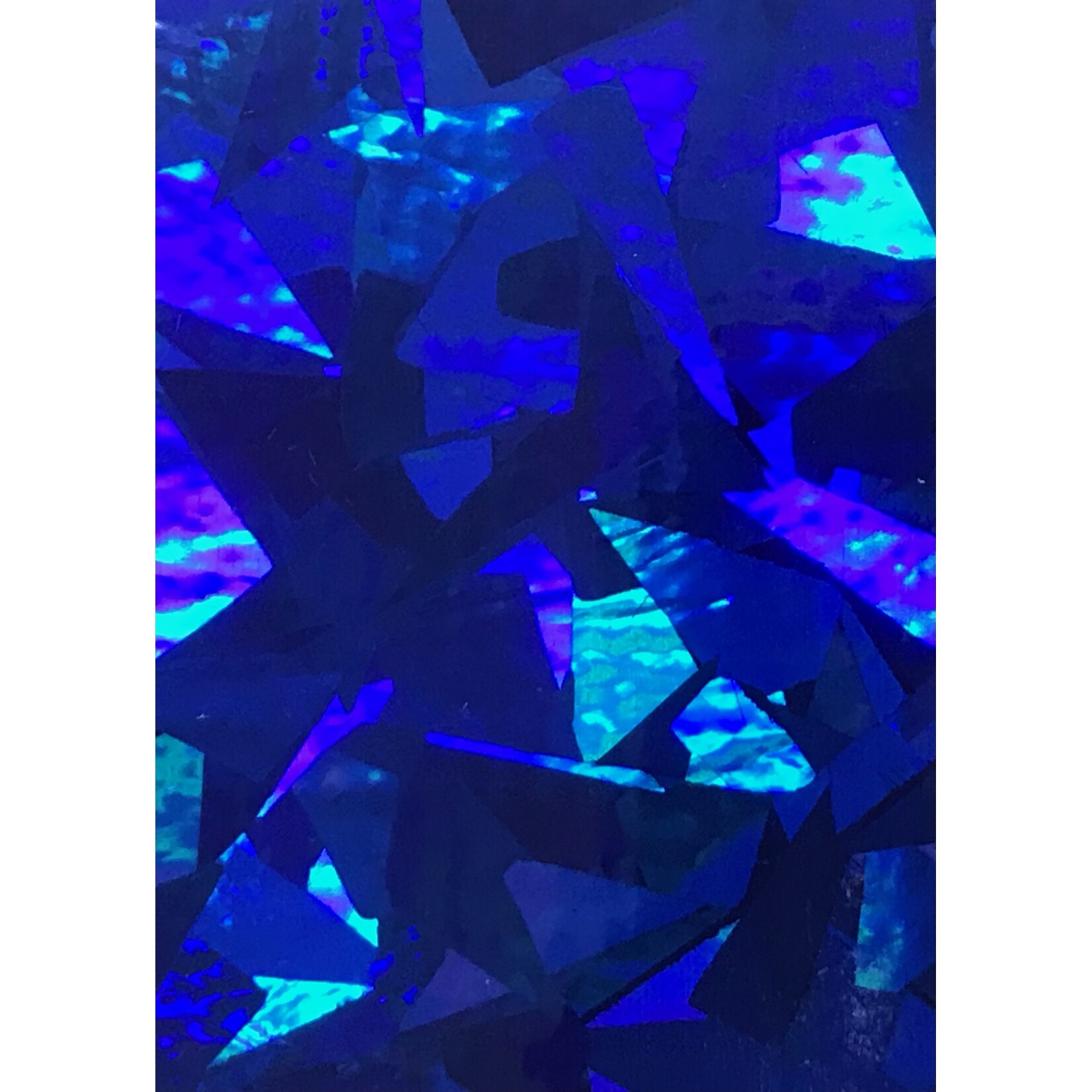 Tricot Lame 42 - 45 Inches Cut Glass Royal Blue