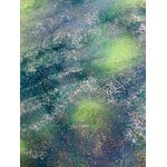 Spandex Holographic Burst Green Blue