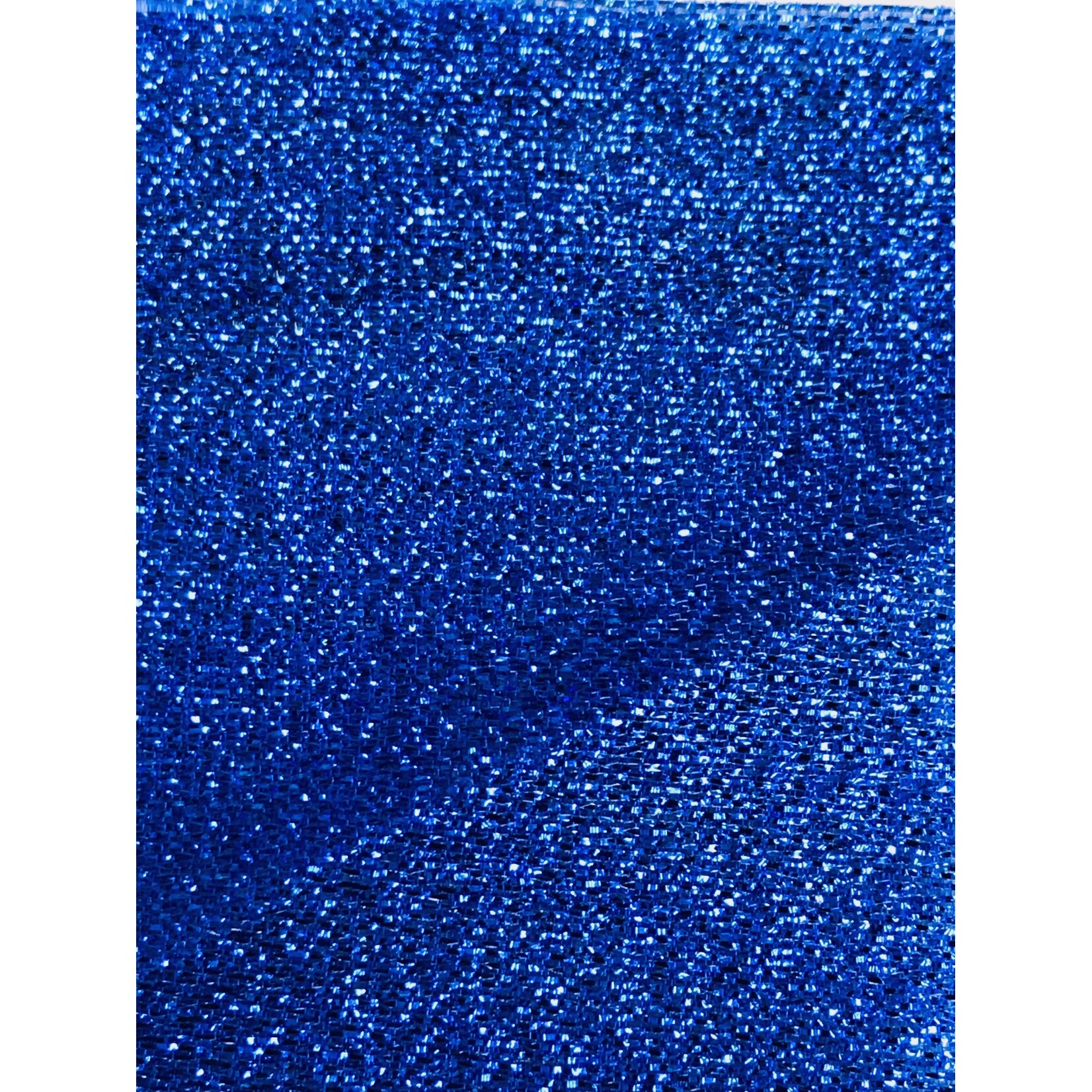 Metallic Satin 54-60 Inches Royal Blue