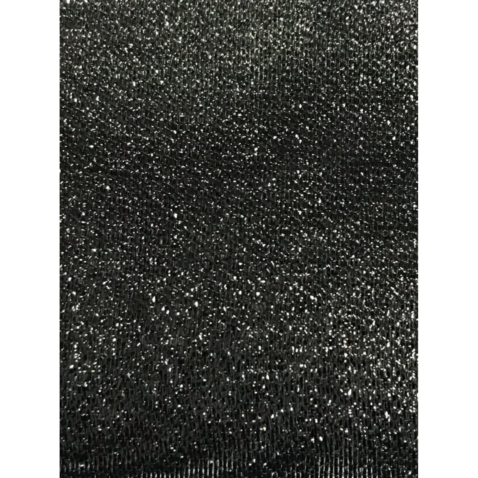 Metallic Satin 54-60 Inches Black