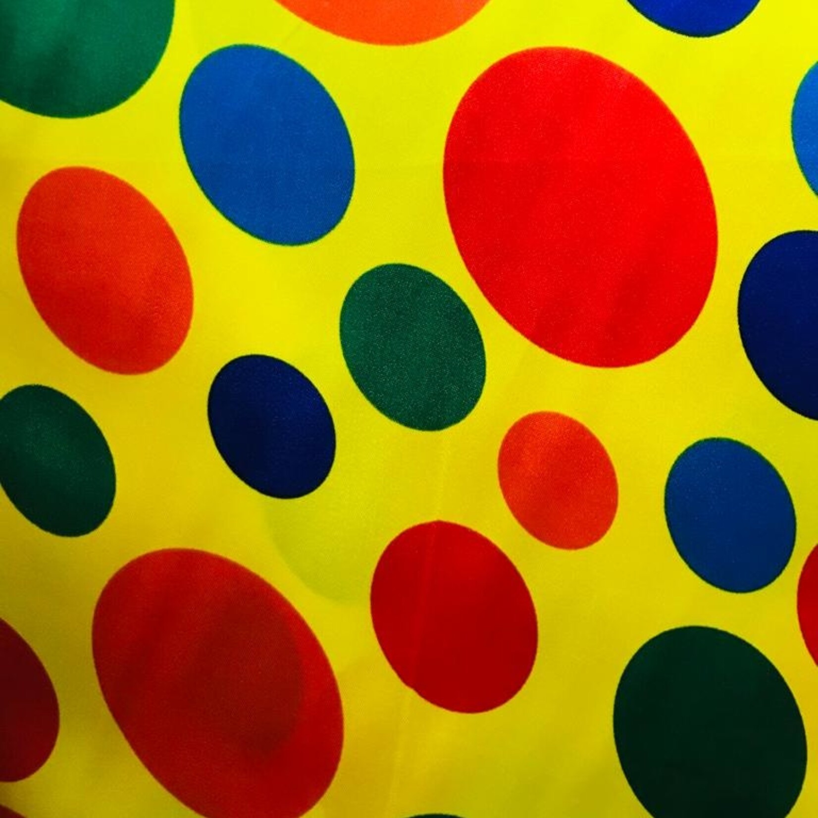 Satin Polyester 58 - 60 Inches Polka Dot - Clown