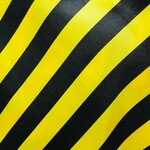 Satin Striped - Yellow & Black